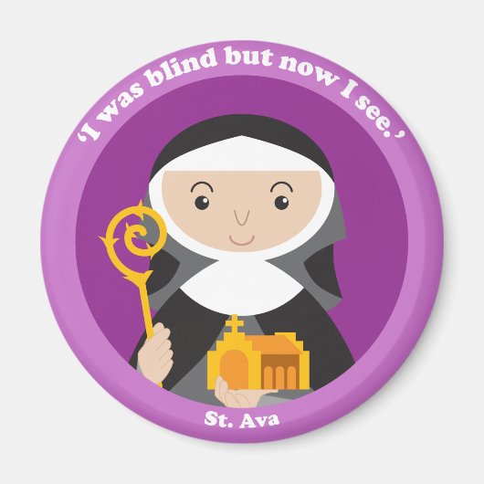 St. Ava Magneet (Voorkant)