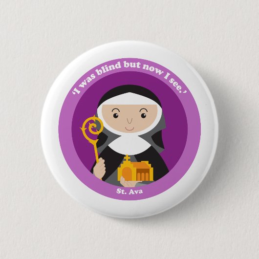 St. Ava Ronde Button 5,7 Cm (Voorkant)
