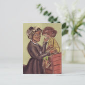 St Bakhita en Briefkaart Praycard (Staand voorkant)