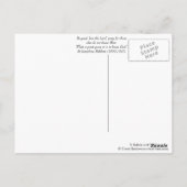 St Bakhita en Child Briefkaart (Achterkant)