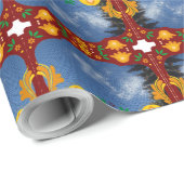 St Barachiel Archangel's Cloudy Dragons Cadeaupapier (Rol Hoek)