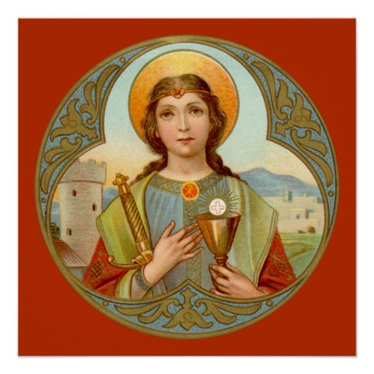 St. Barbara (BK 001) 20"x20" Poster 3 (Voorkant)