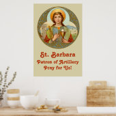 St. Barbara (BK 001) 24"x36" Poster 2 (Keuken)