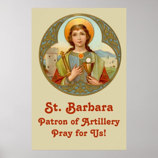 St. Barbara (BK 001) 24"x36" Poster 2 (Voorkant)