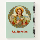 St. Barbara (BK 001) Notitieboek (Achterkant)