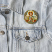 St. Barbara (BK 001) Ronde Button 5,7 Cm (In situ)