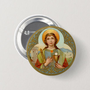 St. Barbara (BK 001) Ronde Button 5,7 Cm