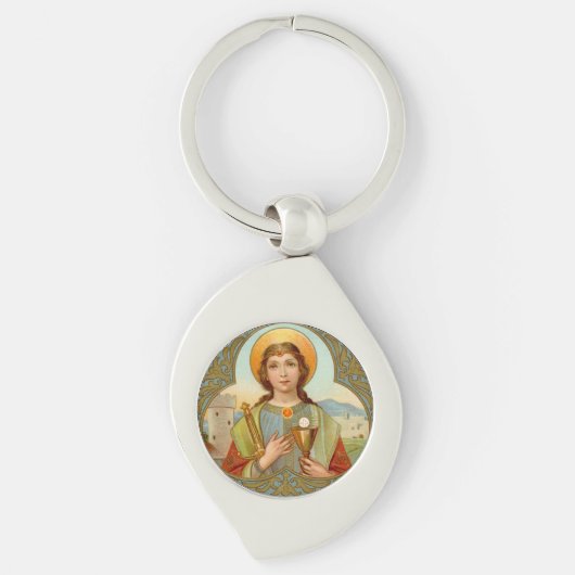 St. Barbara (BK 001) Sleutelhanger (Voorkant)