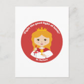 St. Barbara Briefkaart (Voorkant)