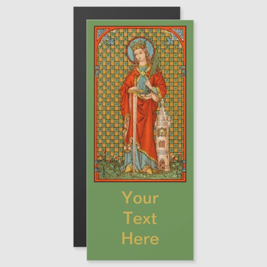 St. Barbara (JP 01) 4"x9" (Voorkant / Achterkant)