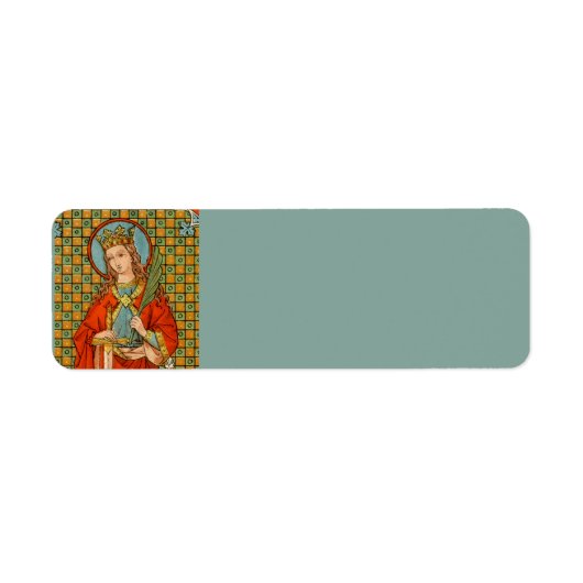 St. Barbara (JP 01) Etiket (Voorkant)
