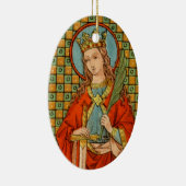 St. Barbara (JP 01) Keramisch Ornament (Rechts)