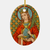 St. Barbara (JP 01) Keramisch Ornament (Voorkant)