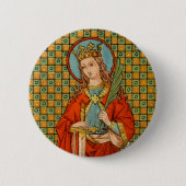 St. Barbara (JP 01) Ronde Button 5,7 Cm (Voorkant)