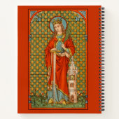 St. Barbara (JP 01) (Stijl 2) Notitieboek (Achterkant)