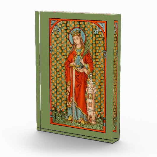 St. Barbara (JP 01) verticaal papiergewicht of Fotoblokken (Rechts)