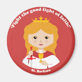 St. Barbara Magneet (Voorkant)