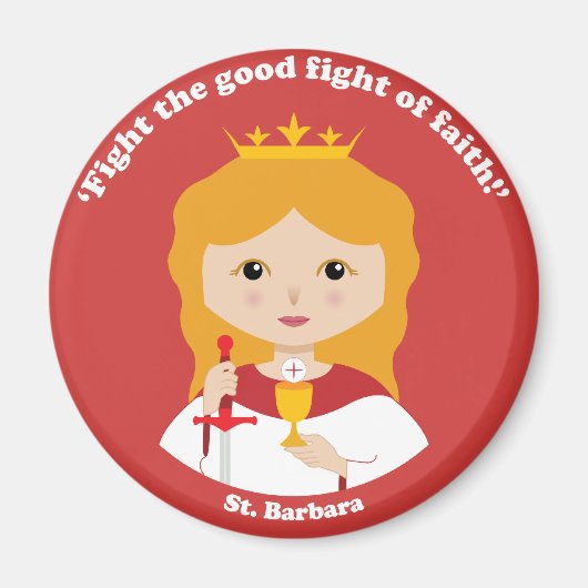 St. Barbara Magneet (Voorkant)