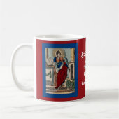 St. Barbara met artillerie (M 007) koffiemok 2 (Links)