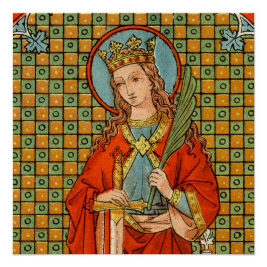 St. Barbara of Nicomedia (JP 01) 20 "x20" Poster 1 (Voorkant)