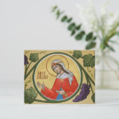 St. Barbara Prayer Card Briefkaart (Staand voorkant)