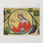 St. Barbara Prayer Card Briefkaart (Voorkant)