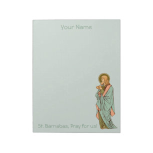 St. Barnabas de apostel (RLS 02) 8,5 x11" Notitieblok