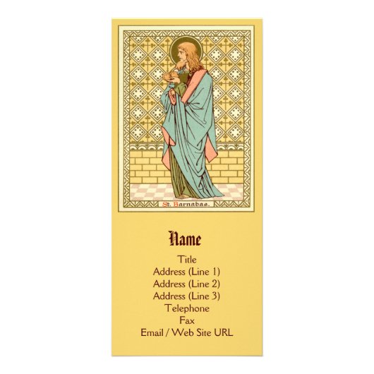 St. Barnabas de apostel (RLS 02) (Stijl 1) Reclamekaart (Voorkant)