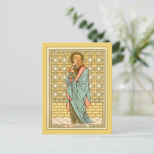 St. Barnabas de Apostle (RLS 02) Briefkaart 2 (Staand voorkant)