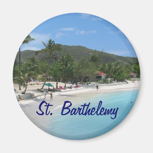 St. Barthelemy magneet (Voorkant)