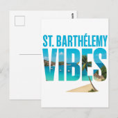 St. Barthélemy Vibes-ansichtkaart Briefkaart (Voorkant / Achterkant)