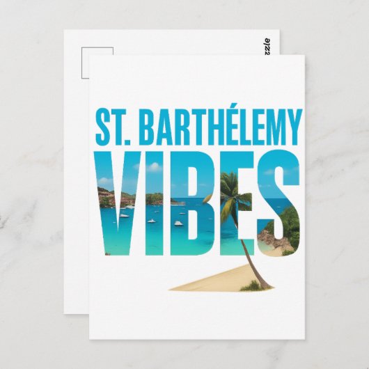 St. Barthélemy Vibes Briefkaart (Voorkant / Achterkant)