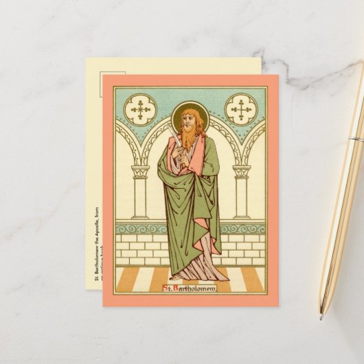 St. Bartholomew de apostel (RLS 03) Briefkaart (Voorkant / Achterkant in situ)