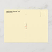 St. Bartholomew de apostel (RLS 03) Briefkaart (Achterkant)