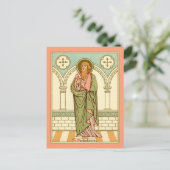 St. Bartholomew de apostel (RLS 03) Briefkaart (Staand voorkant)