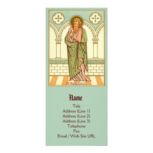 St. Bartholomew de apostel (RLS 03) (Stijl 1) Reclamekaart (Voorkant)