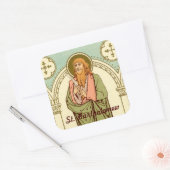 St. Bartholomew de apostel (RLS 03) Vierkante Sticker (Envelop)