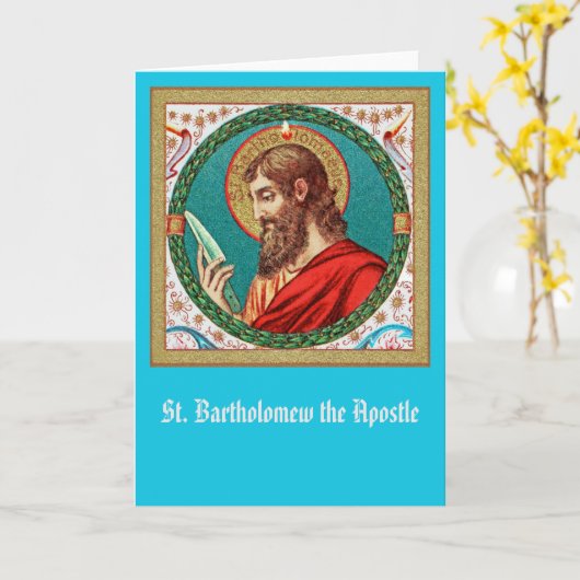 St. Bartholomew de Apostle (JMAS 03) Kaart (Gele Bloem)