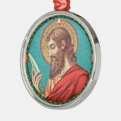 St. Bartholomew de Apostle (JMAS 03) Metalen Ornament (Links)