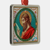 St. Bartholomew de Apostle (JMAS 03) Metalen Ornament (Rechts)