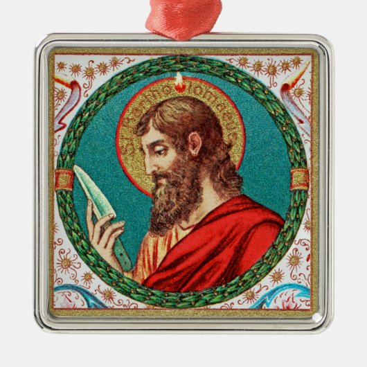St. Bartholomew de Apostle (JMAS 03) Metalen Ornament (Voorkant)