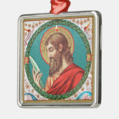 St. Bartholomew de Apostle (JMAS 03) Metalen Ornament (Links)