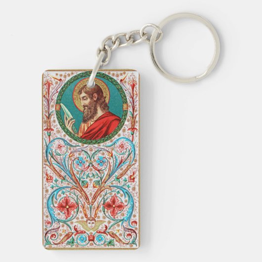 St. Bartholomew de Apostle (JMAS 03) Sleutelhanger (achterkant)