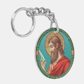 St. Bartholomew de Apostle (JMAS 03) Sleutelhanger (Voorkant Links)