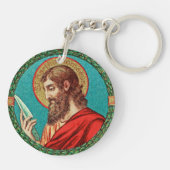 St. Bartholomew de Apostle (JMAS 03) Sleutelhanger (Achterkant)