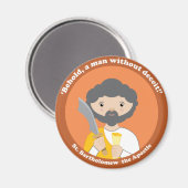 St. Bartholomew de Apostle Magneet (Voorkant / Achterkant)
