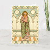 St. Bartholomew de Apostle (RLS03) Blanco groet Kaart (Voorkant)