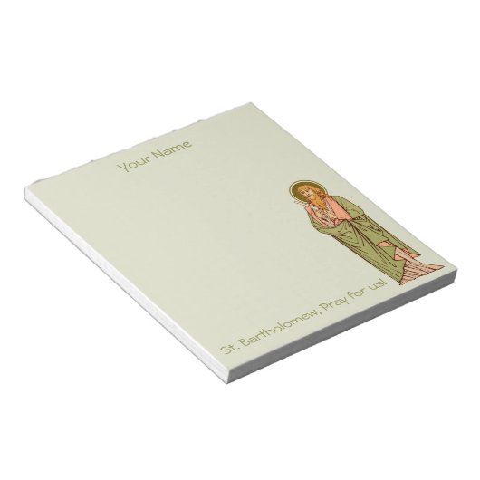 St. Bartholomew de Apostle (RLS 03) 5,5"x6" Notitieblok (Schuin)