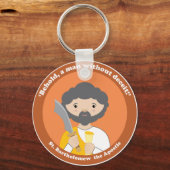 St. Bartholomew de Apostle Sleutelhanger (Voorkant)