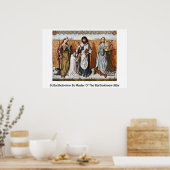 St.Bartholomew door kapitein Bartholomew-Altar Poster (Keuken)